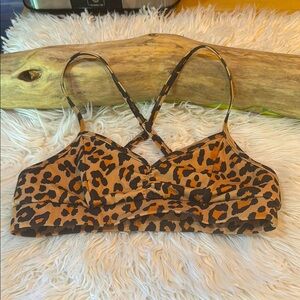 Spell Leopard Print active top